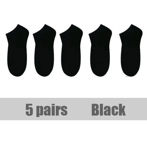 10 Pairs Solid Color Women Socks - Breathable Sports Socks