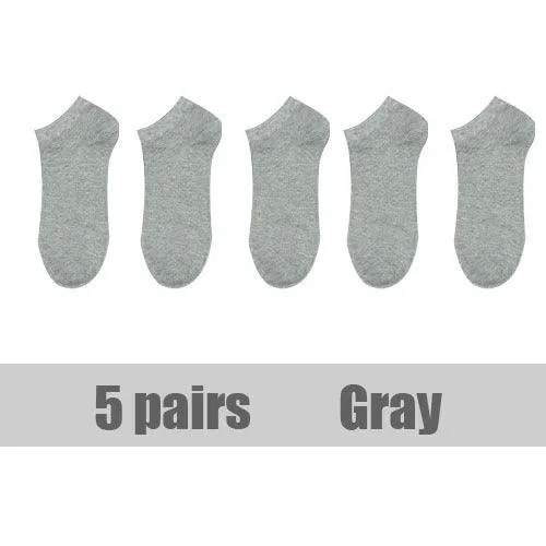 10 Pairs Solid Color Women Socks - Breathable Sports Socks