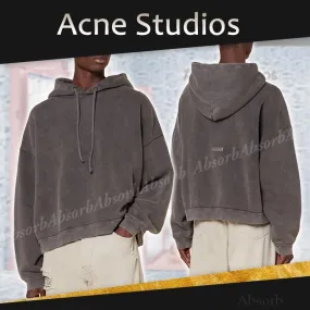 Acne Studios  |Street Style Long Sleeves Plain Cotton Logo Designers