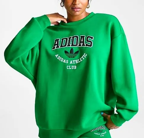 adidas  |Street Style Plain Oversized Logo Skater Style