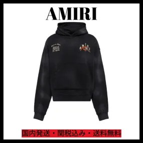 AMIRI  |Monogram Unisex Street Style Long Sleeves