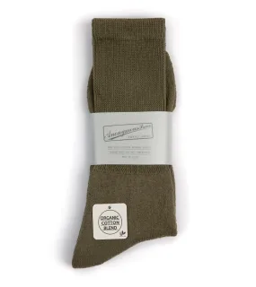 Anonymous Ism OC Supersoft Crew Socks: Khaki