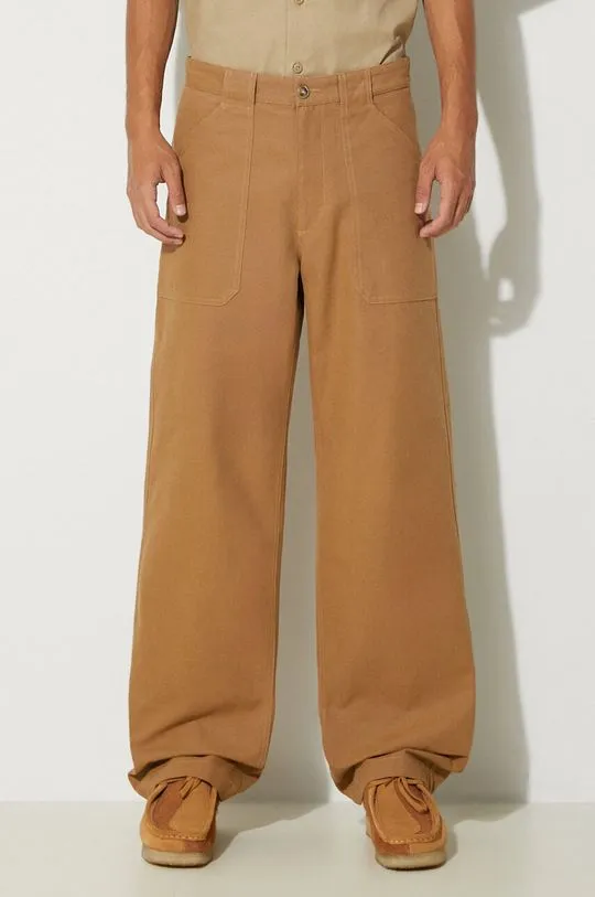 A.P.C. cotton trousers Pantalon Sydney brown color H COGBJ-H08422 CARAMEL