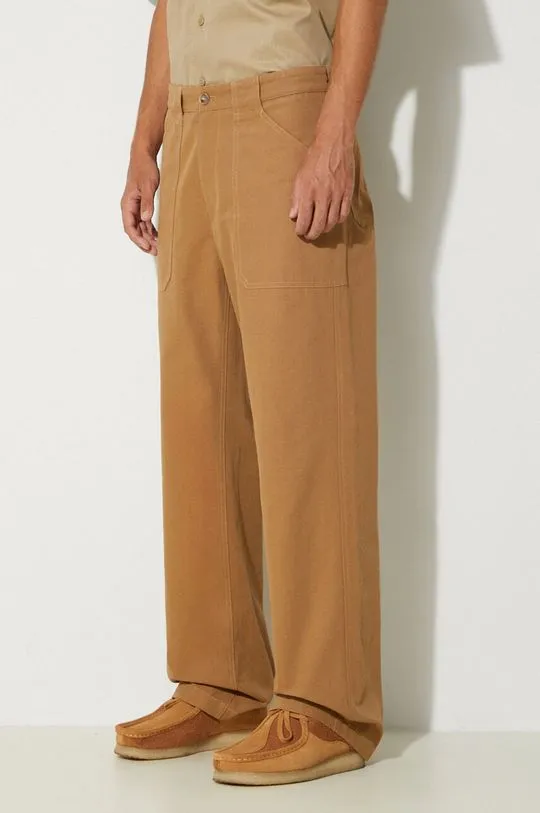 A.P.C. cotton trousers Pantalon Sydney brown color H COGBJ-H08422 CARAMEL