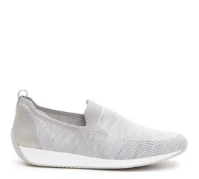 Ara Women's Leena Slip-On Sneaker Light Grey