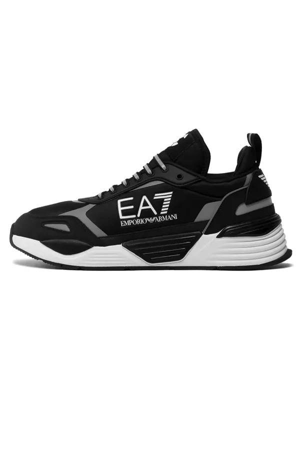 Armani EA7 No-Lace Logo Sneaker Black