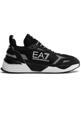 Armani EA7 No-Lace Logo Sneaker Black