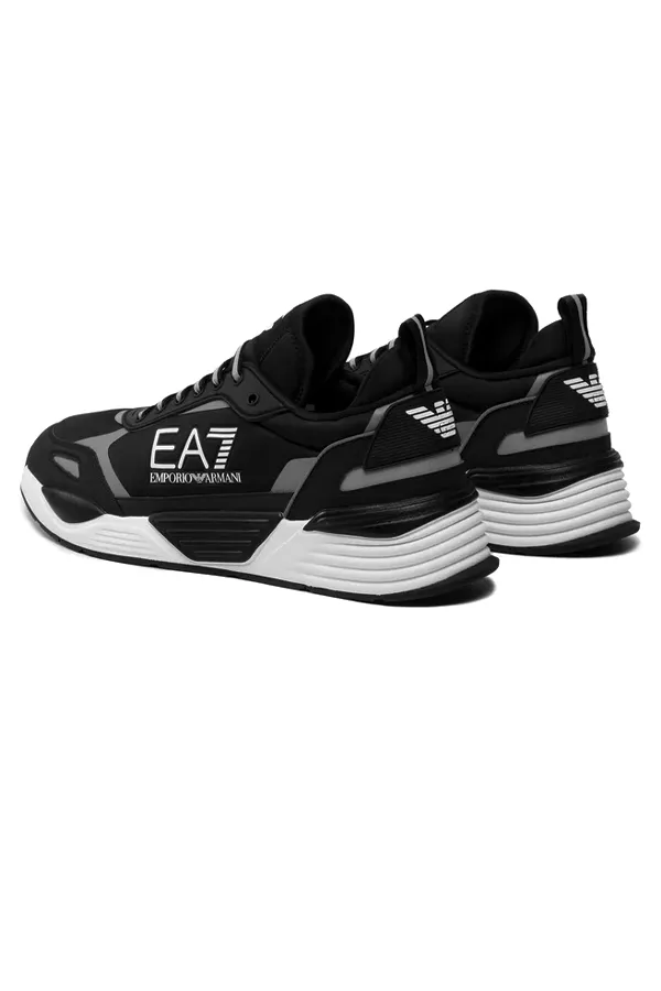 Armani EA7 No-Lace Logo Sneaker Black