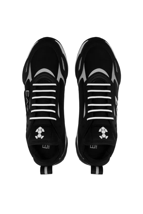 Armani EA7 No-Lace Logo Sneaker Black