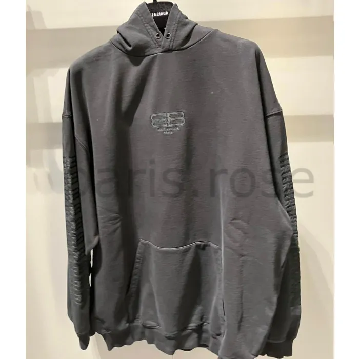 BALENCIAGA  |Street Style Long Sleeves Plain Logo Hoodies & Sweatshirts