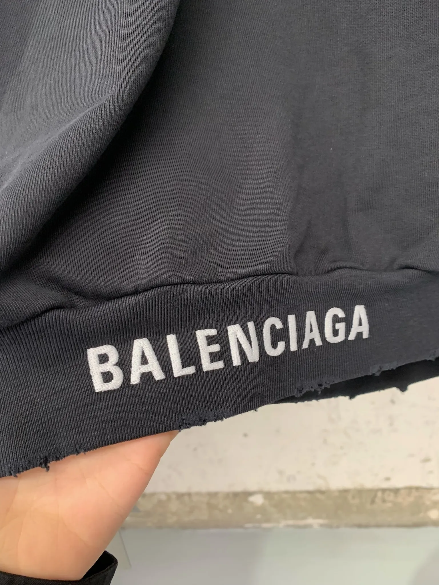 BALENCIAGA  |Unisex Street Style Long Sleeves Plain Cotton Medium Long