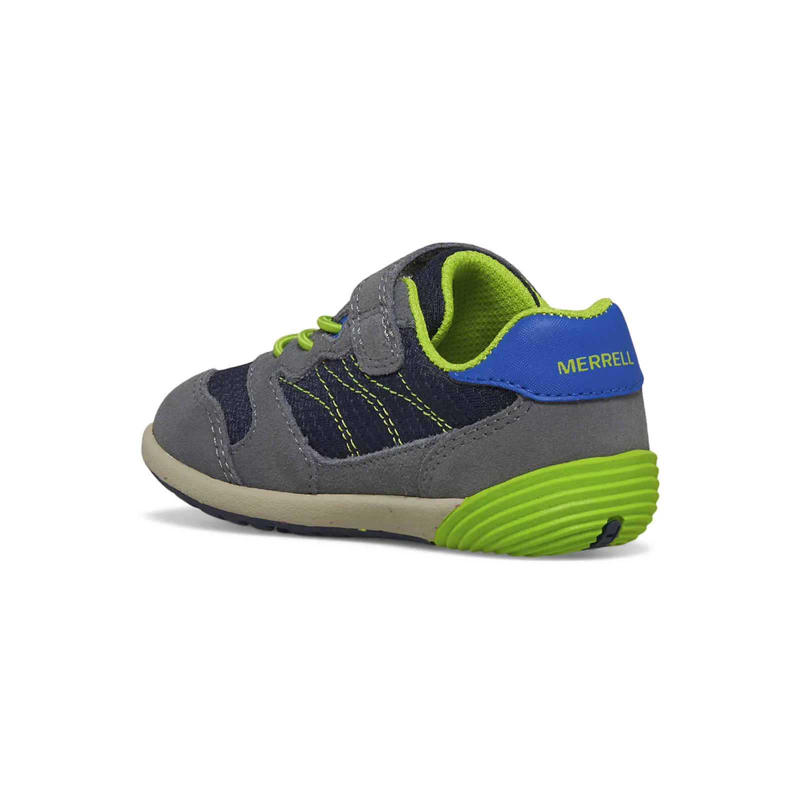 Bare Steps Kid's A83 Sneaker - Navy/Green