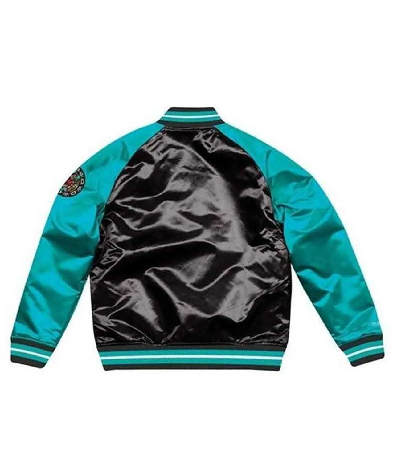 Black and Blue Vancouver Grizzlies Jacket | Varsity Jacket