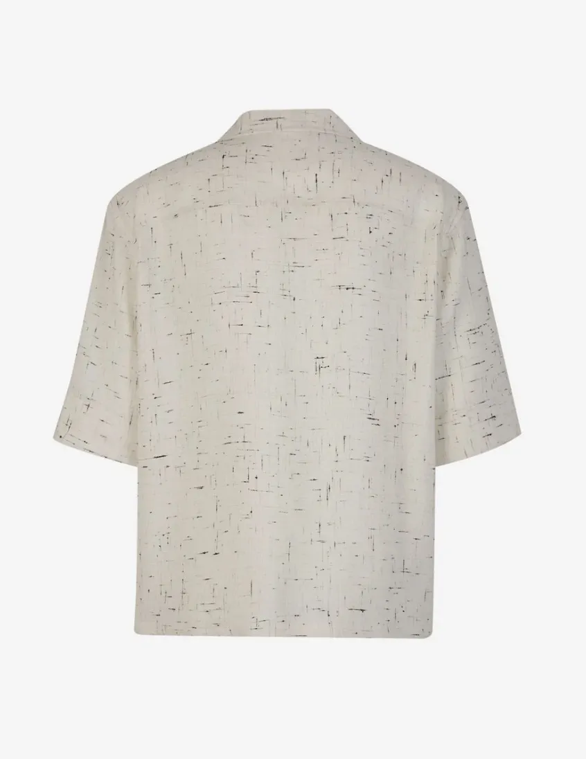 BOTTEGA VENETA  |Button-down Silk Short Sleeves Shirts