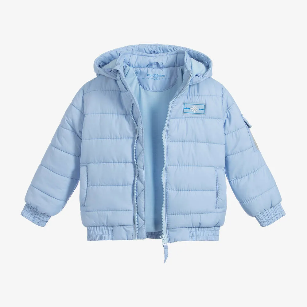 Boys Blue Puffer Jacket