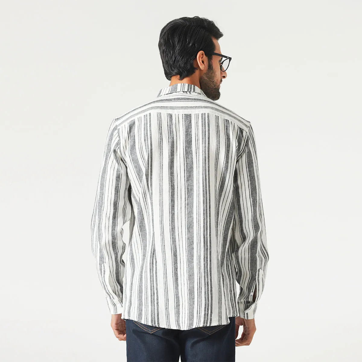 Button Down Striper-HWMF322004