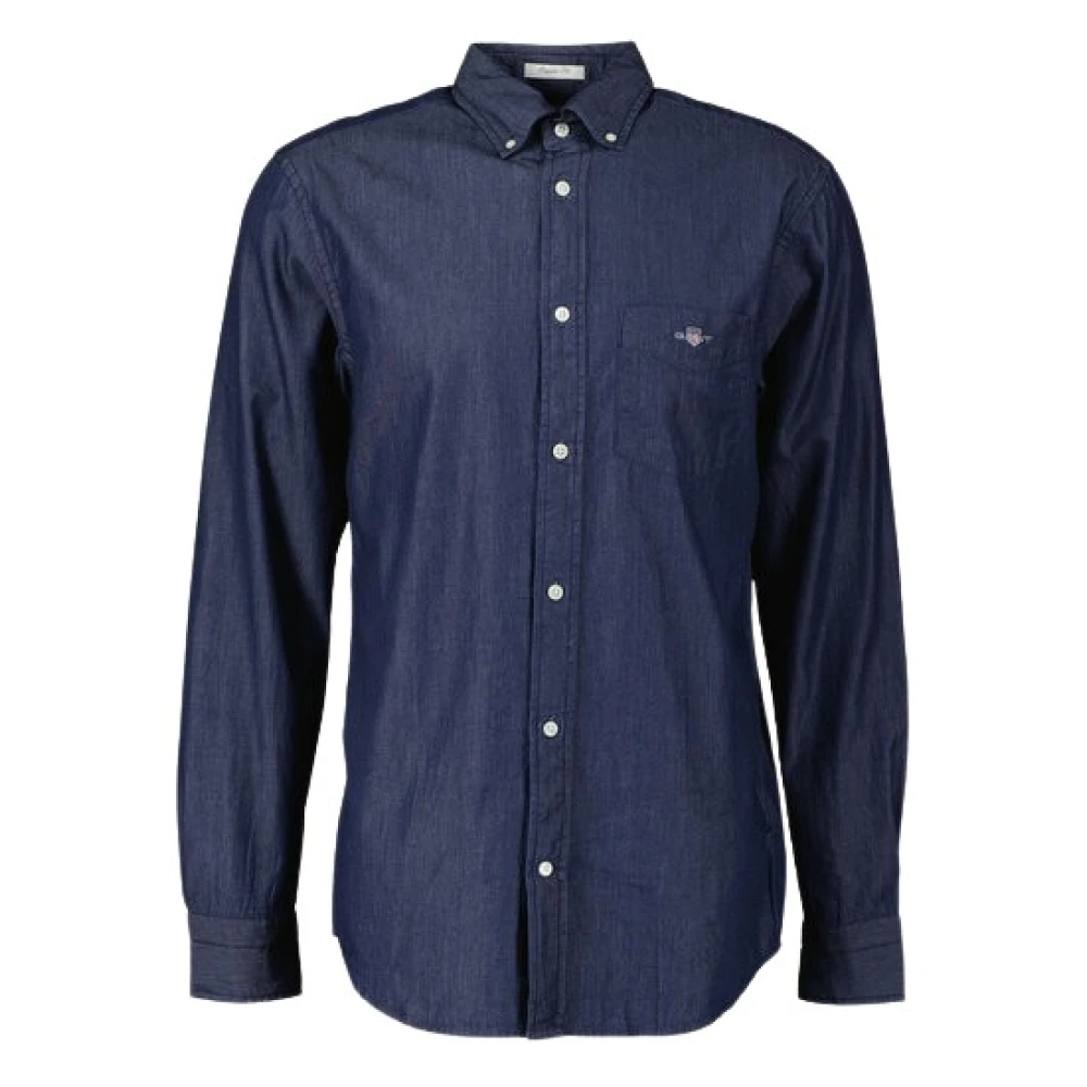 Camicia Indigo Button-Down