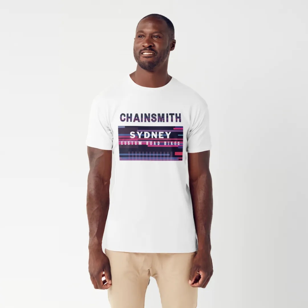 CHAINSMITH SYDNEY BIKE SHOP WHITE T-SHIRT ACCESSORY