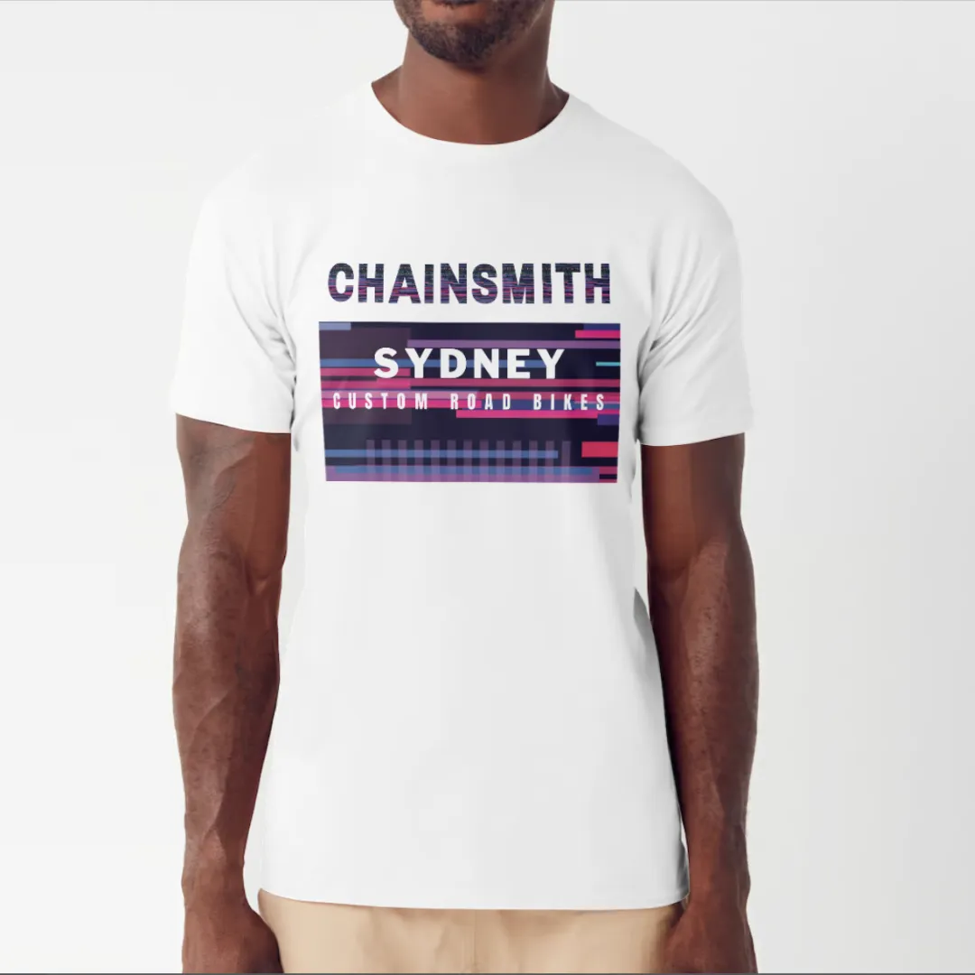 CHAINSMITH SYDNEY BIKE SHOP WHITE T-SHIRT ACCESSORY