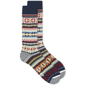 Chup Fair Snow SockNavy