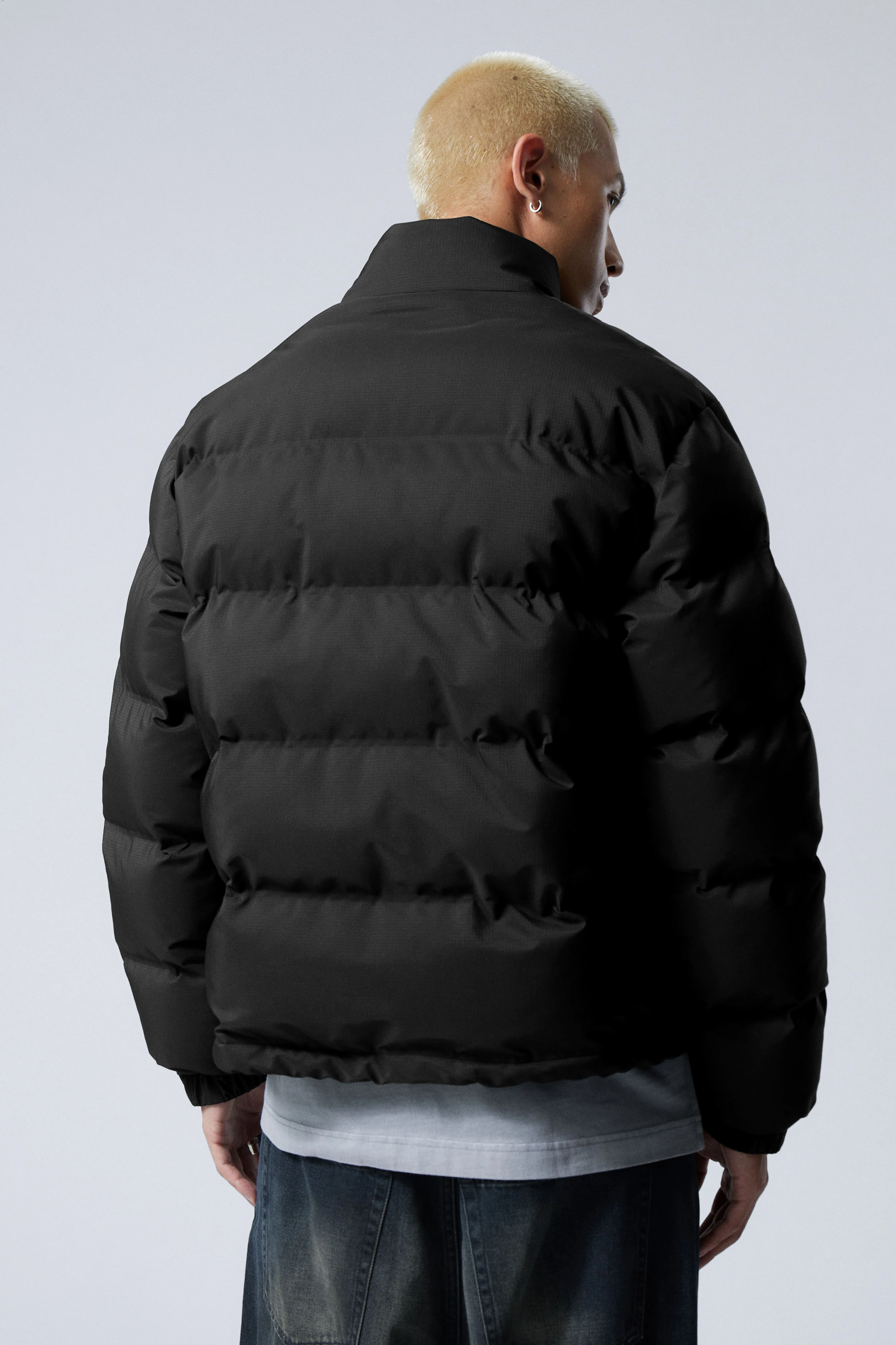 Cole Puffer Jacket - Long sleeve - Short - Black - Men | H&M GB