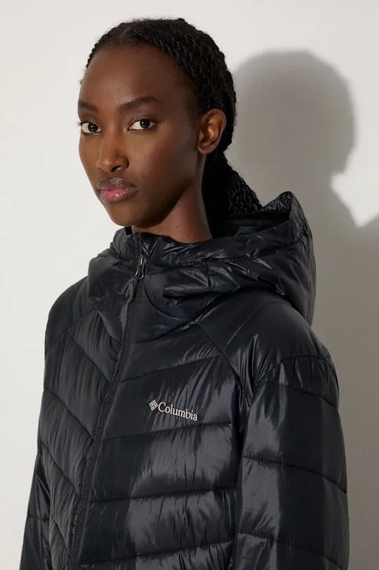 Columbia down jacket women's black color