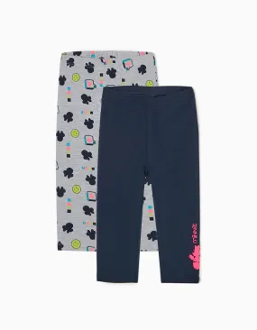 Coppia di leggins per bimba