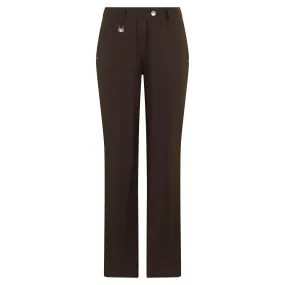 Daily Sports Maya Water Repellent Lined Ladies Golf Trousers Brown