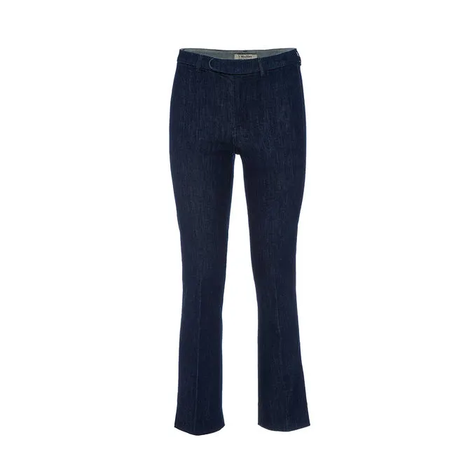 DENIMP TROUSERS Woman Dark Denim