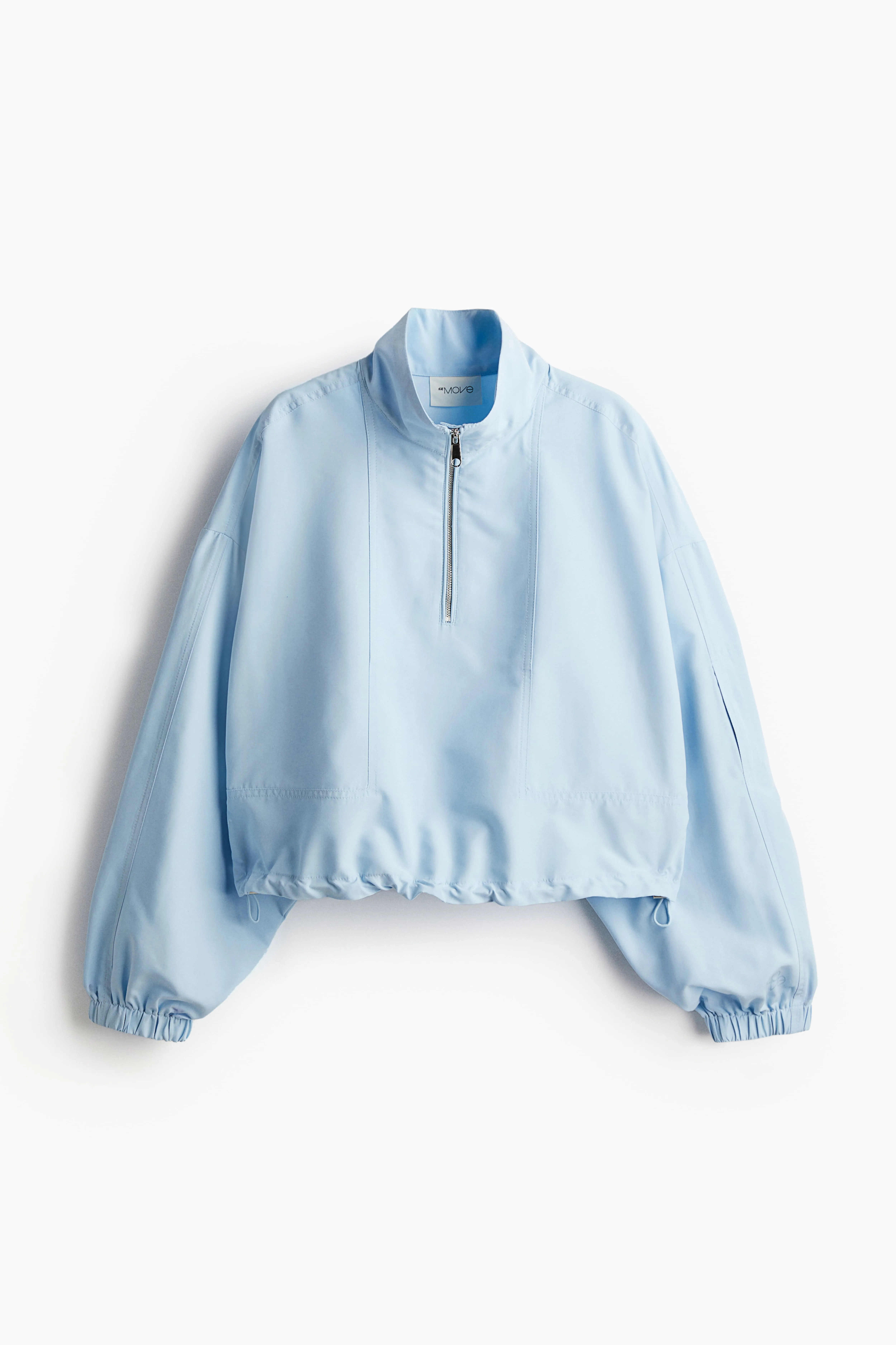 DryMove™ Cropped sports anorak - Long sleeve - Cropped - Light blue - Ladies | H&M GB