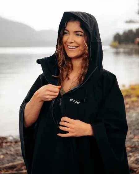 Dryrobe Waterproof Poncho - Black