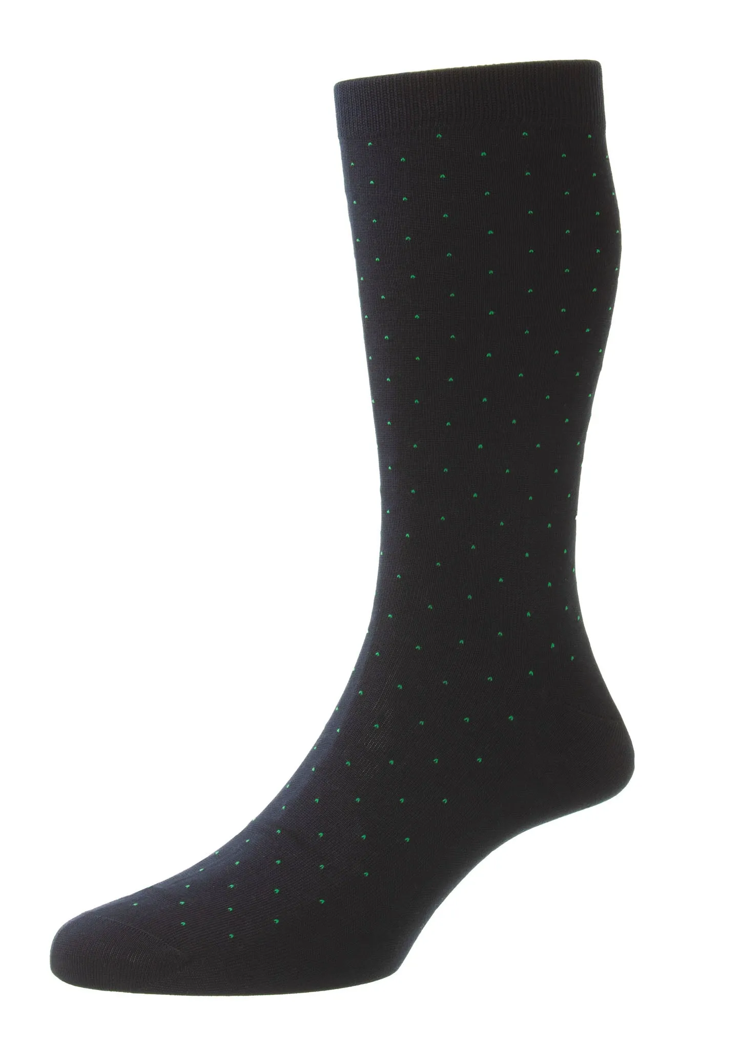 Gadsbury Motif Pin Dot Cotton Men's Socks