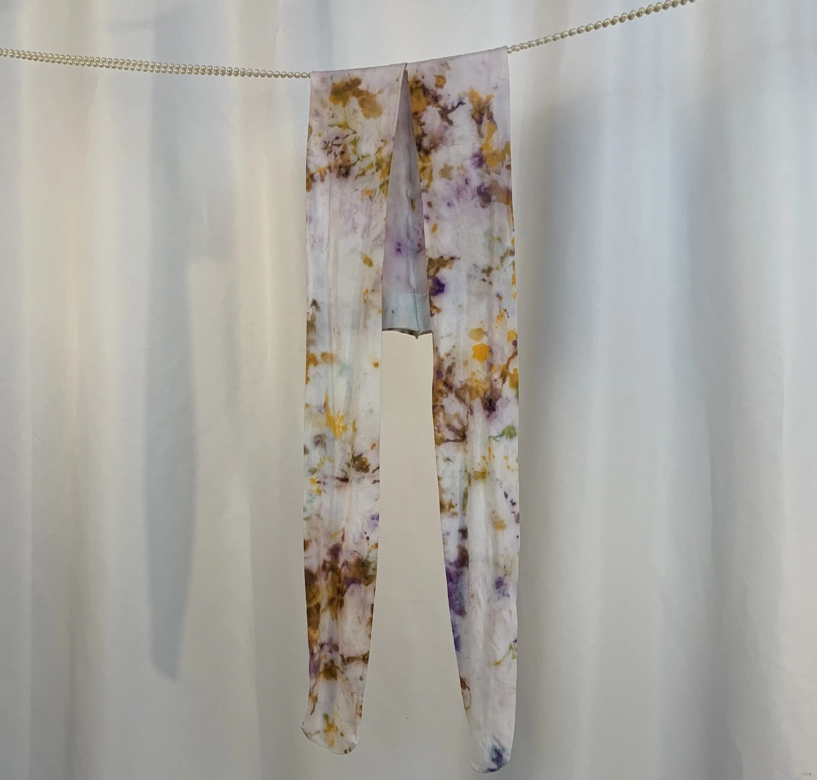 Garden tie dye tights