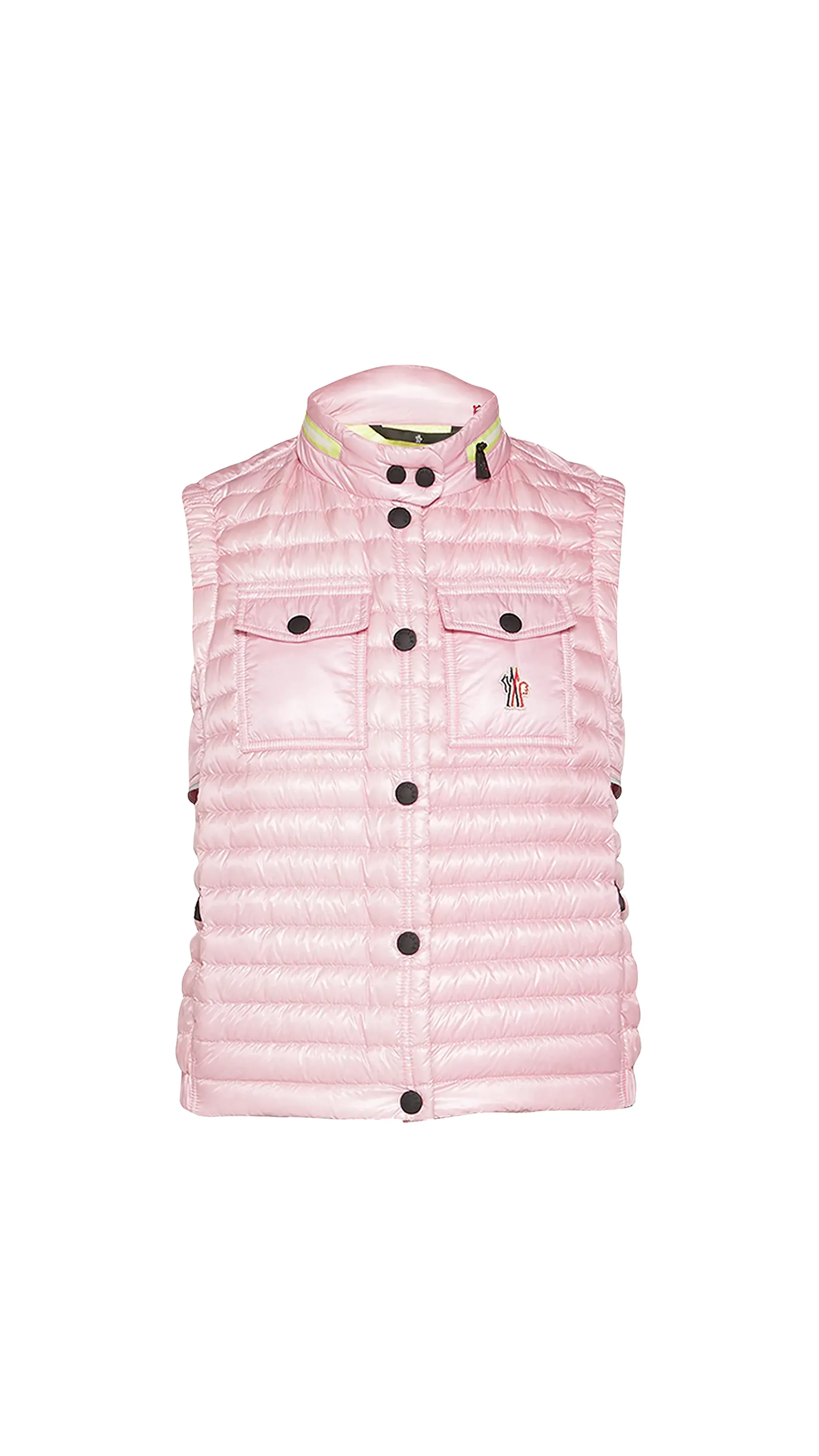 Gumiane Puffer Gillet - Light Pink