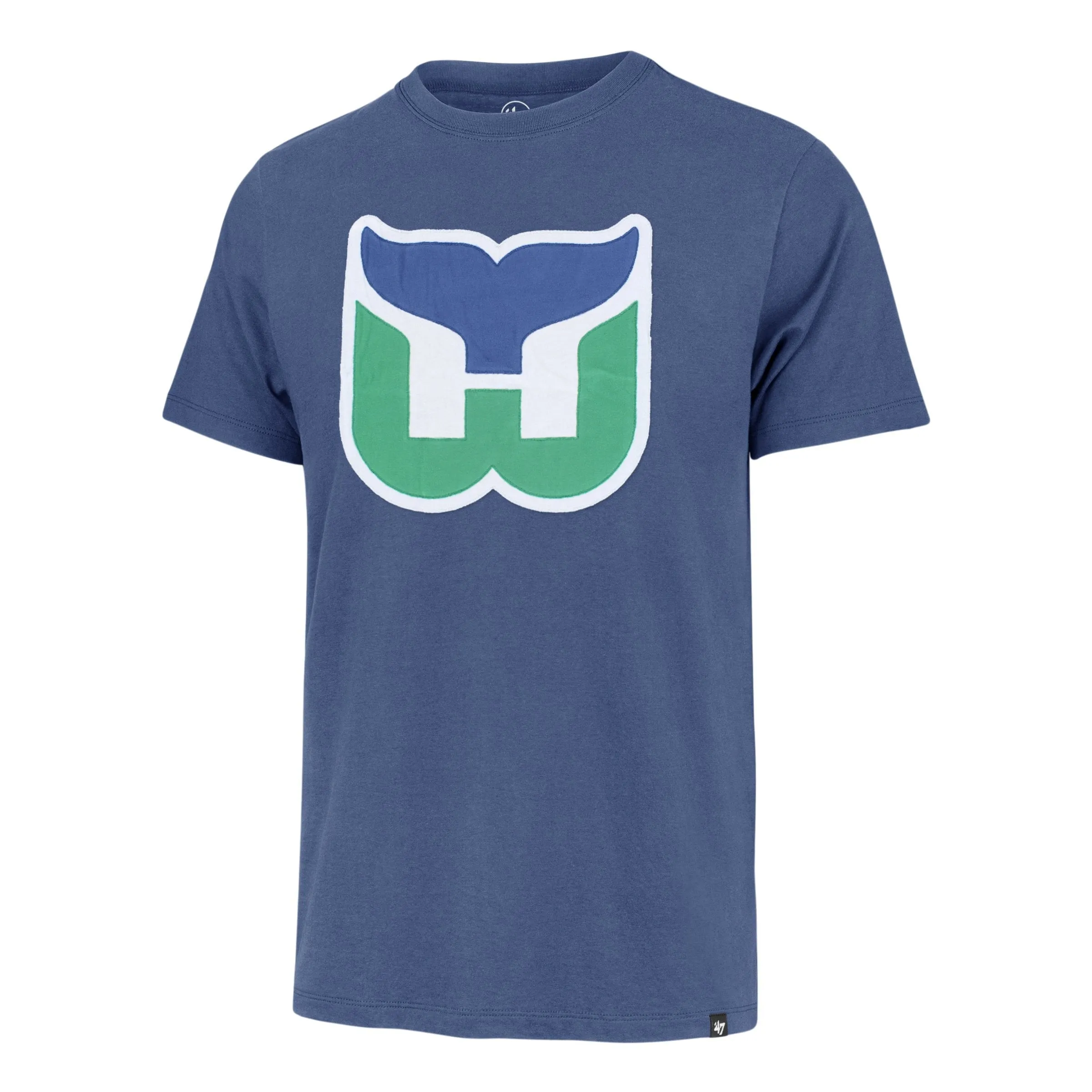 HARTFORD WHALERS VINTAGE FRANKLIN KNOCKOUT '47 FIELDHOUSE TEE