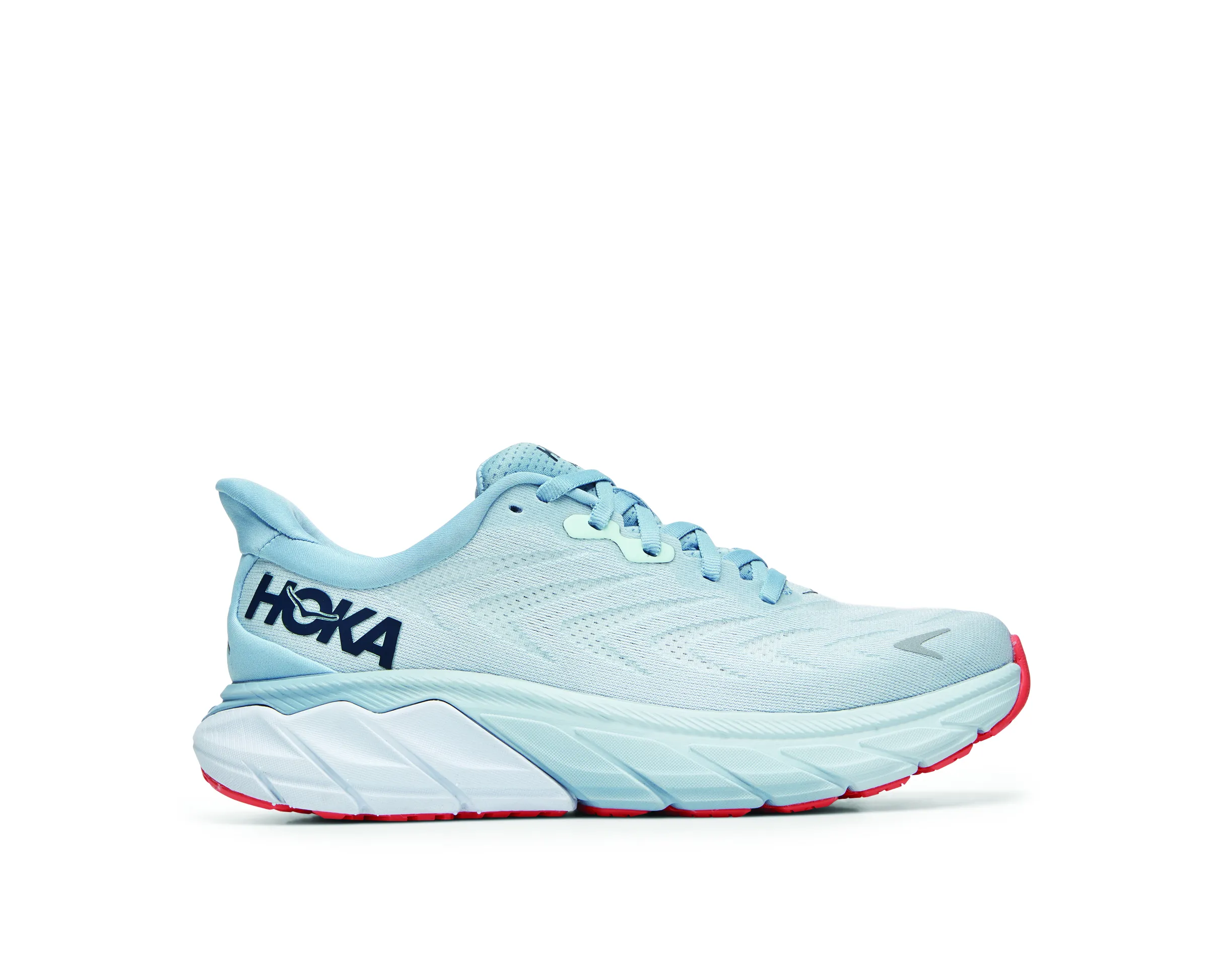 Hoka Womens Arahi 6 Lightweight Support Sneaker- Plein Air/Blue Fog