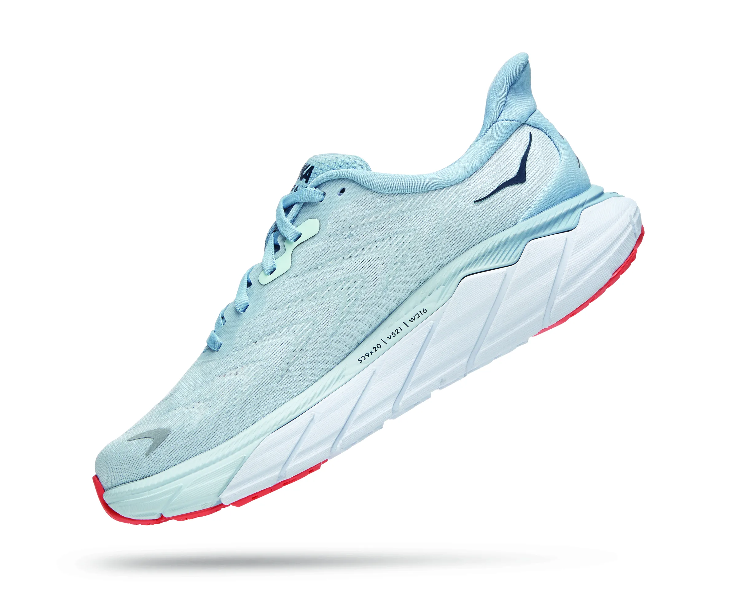 Hoka Womens Arahi 6 Lightweight Support Sneaker- Plein Air/Blue Fog