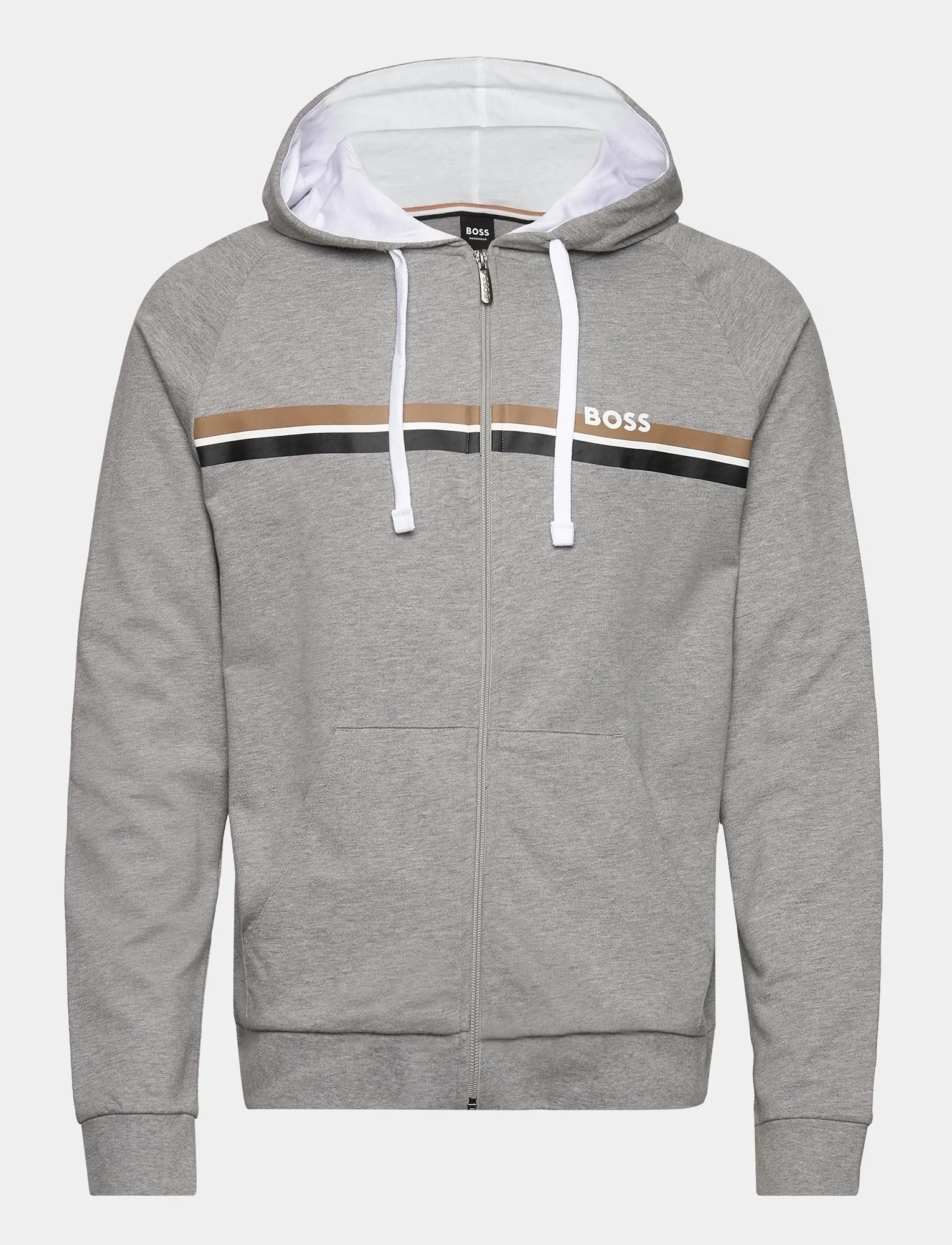 Hugo Boss  |Stripes Street Style Long Sleeves Plain Cotton Logo Hoodies