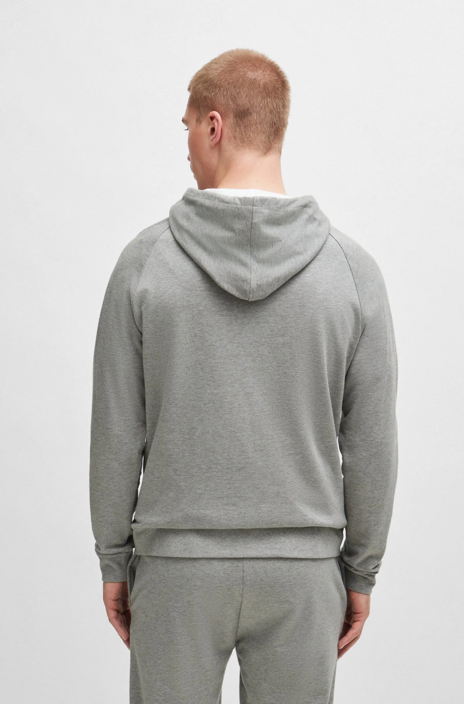 Hugo Boss  |Stripes Street Style Long Sleeves Plain Cotton Logo Hoodies