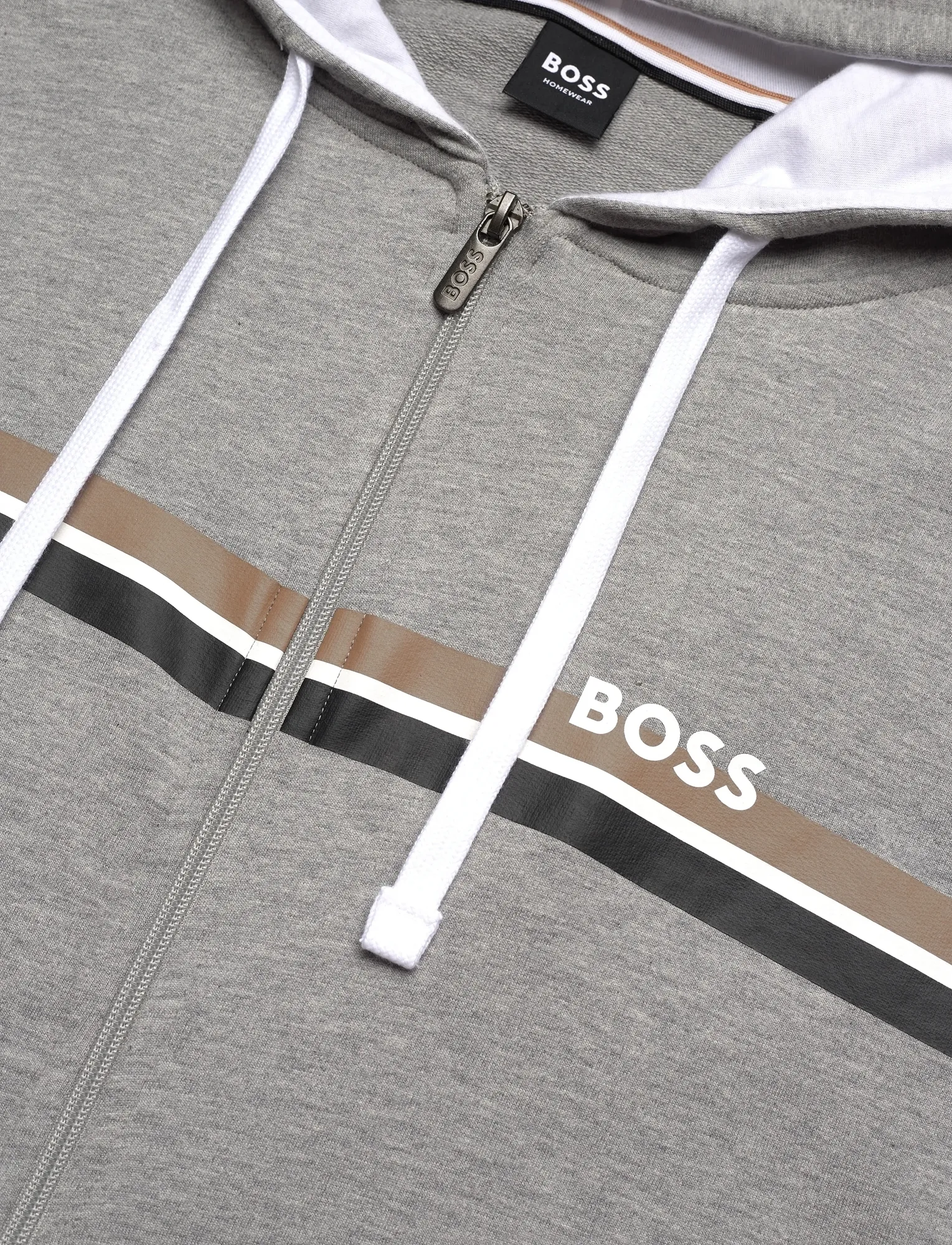 Hugo Boss  |Stripes Street Style Long Sleeves Plain Cotton Logo Hoodies