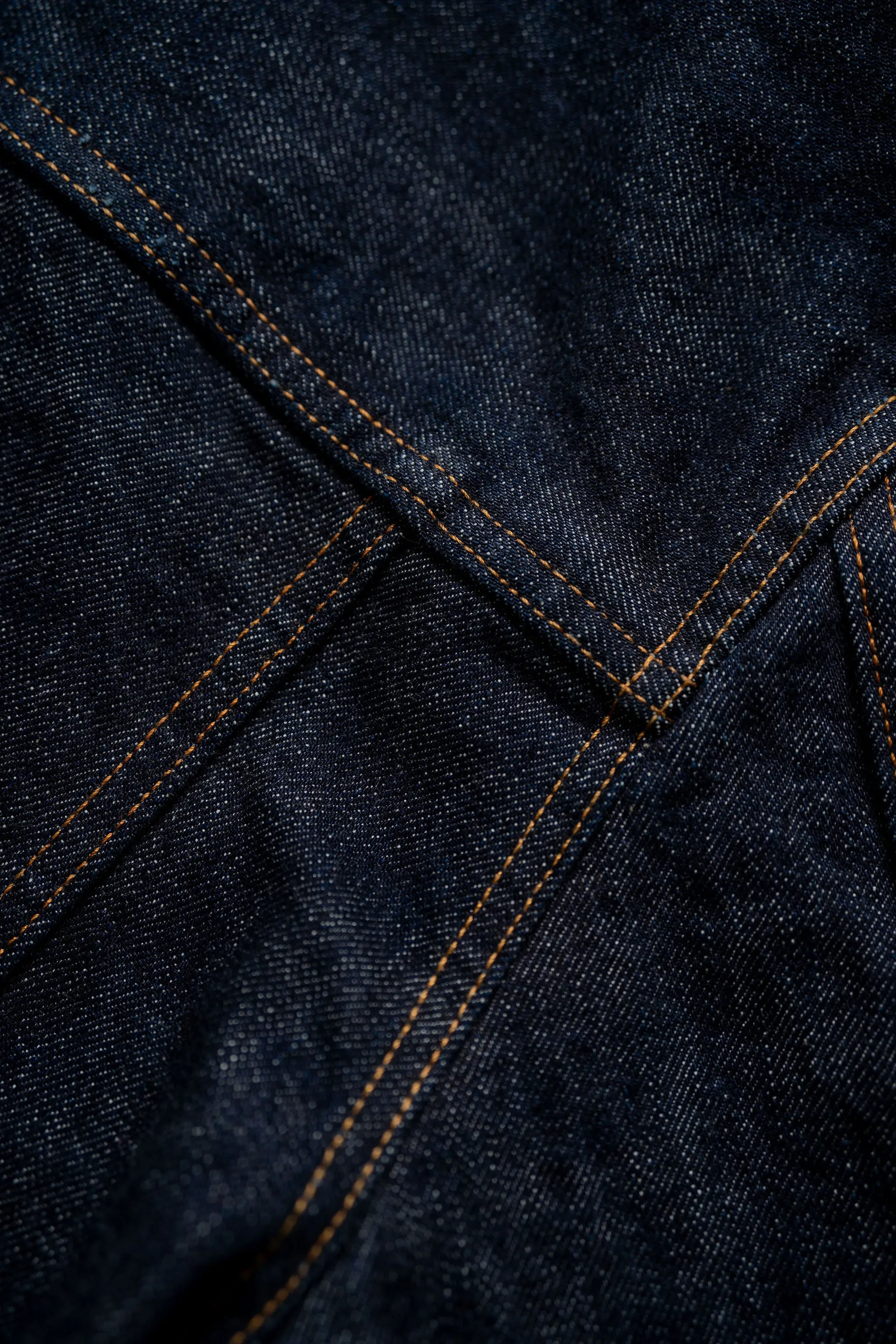 Indigofera Fargo Trucker - Rinsed Shiroyama 18oz