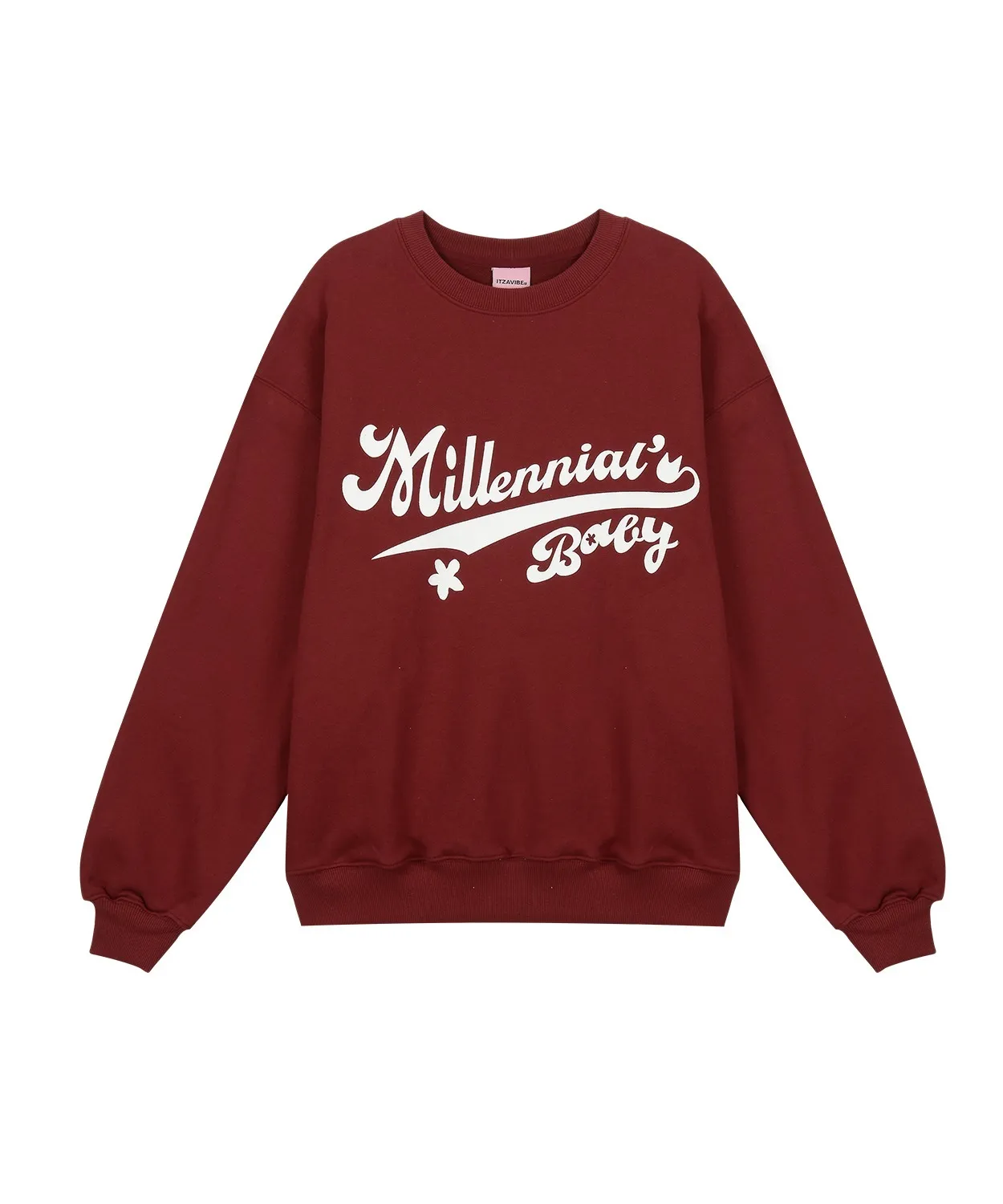 ITZAVIBE  |Heart Unisex Street Style Long Sleeves Plain Logo