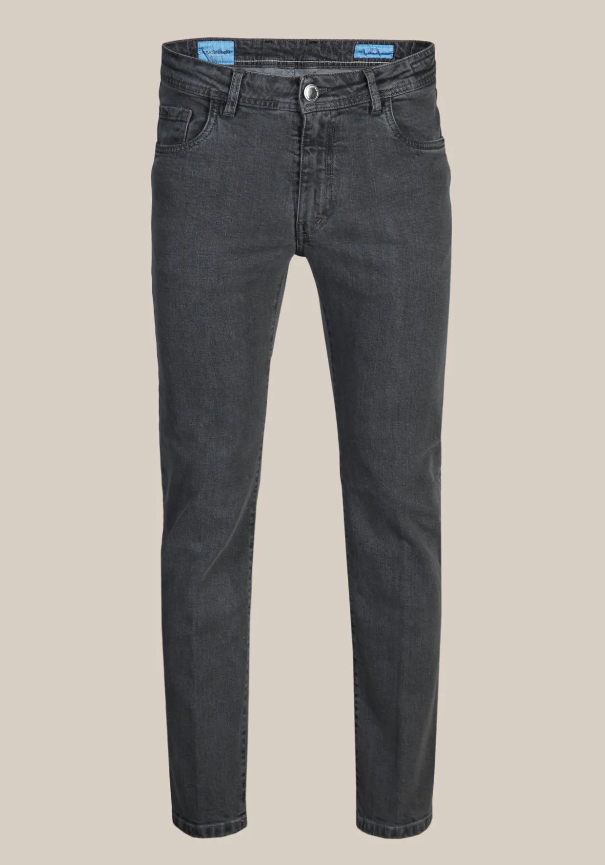 Jeans regular fit lavaggio Grigio