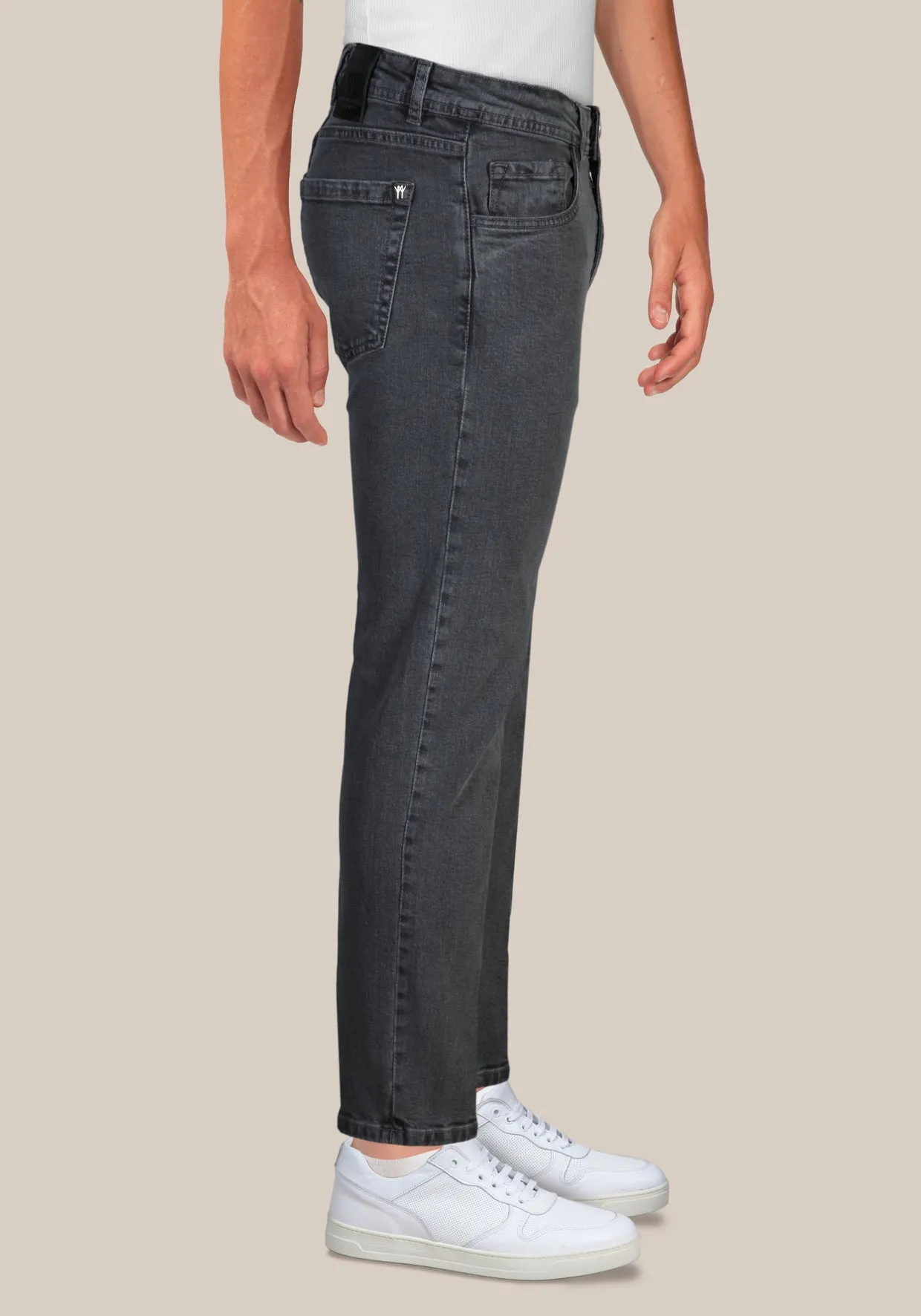 Jeans regular fit lavaggio Grigio