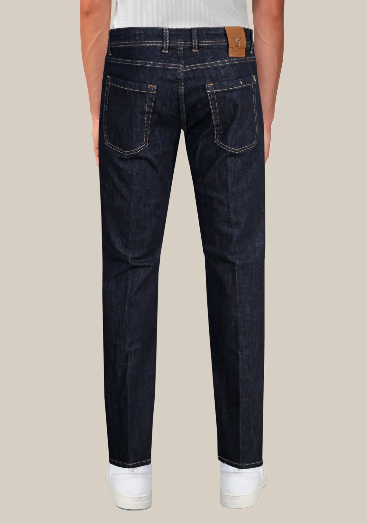 Jeans regular fit lavaggio Medio Blue