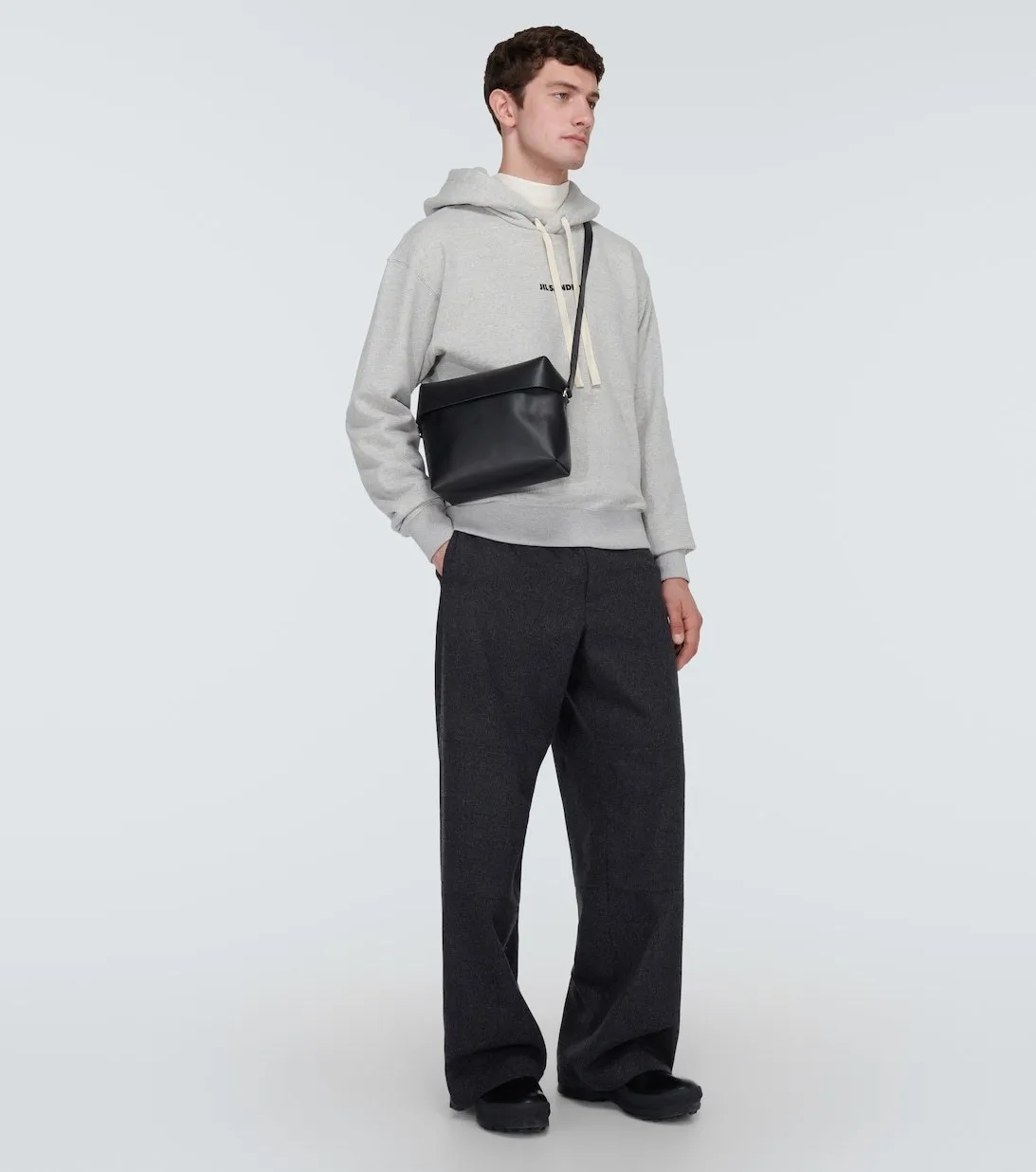 Jil Sander  |Street Style Long Sleeves Plain Cotton Logo Designers