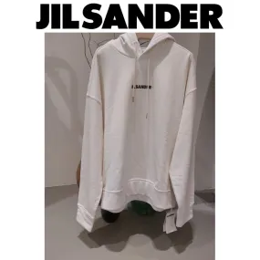 Jil Sander  |Unisex Street Style Long Sleeves Plain Cotton Logo Designers