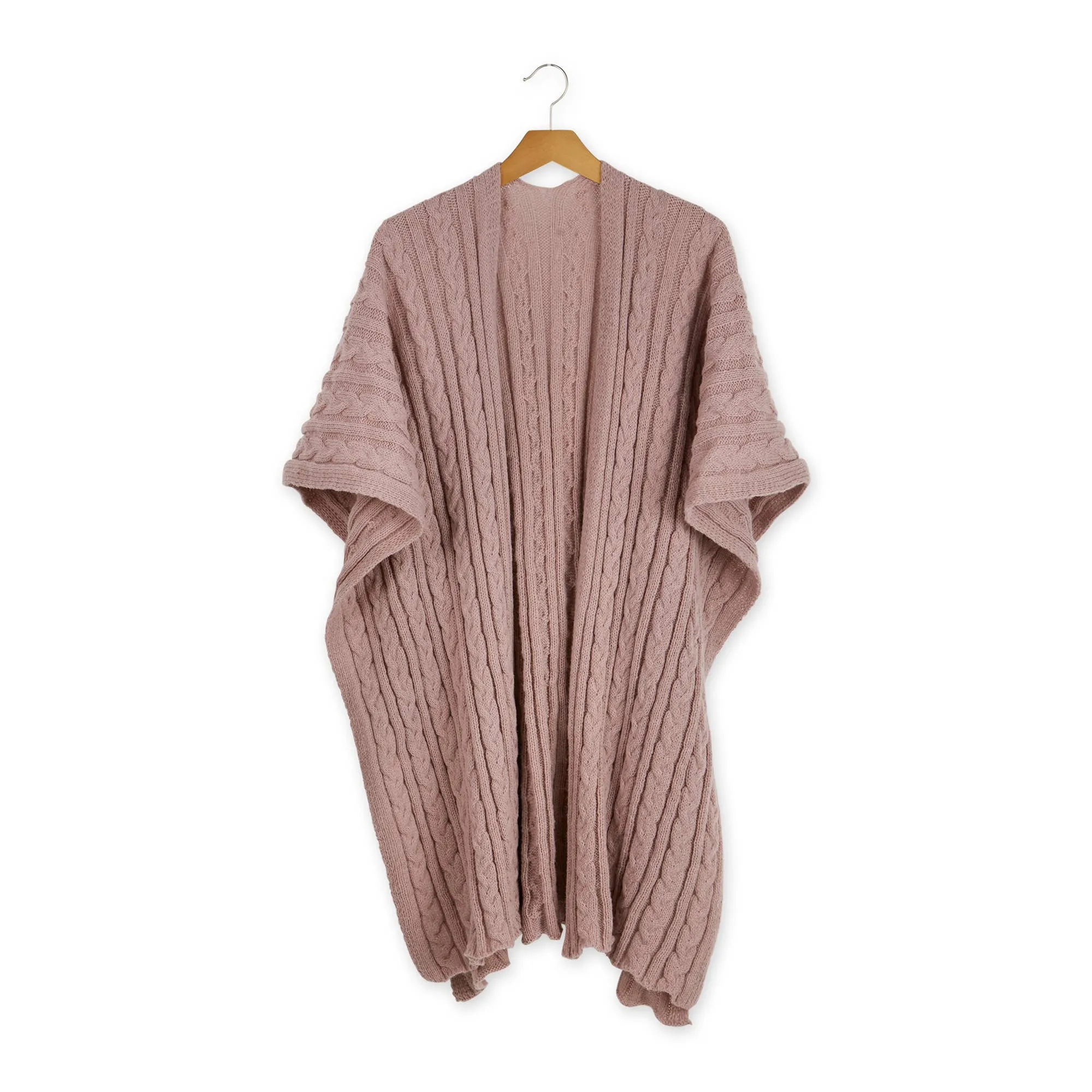 Kenna Poncho - Dusty Lavender