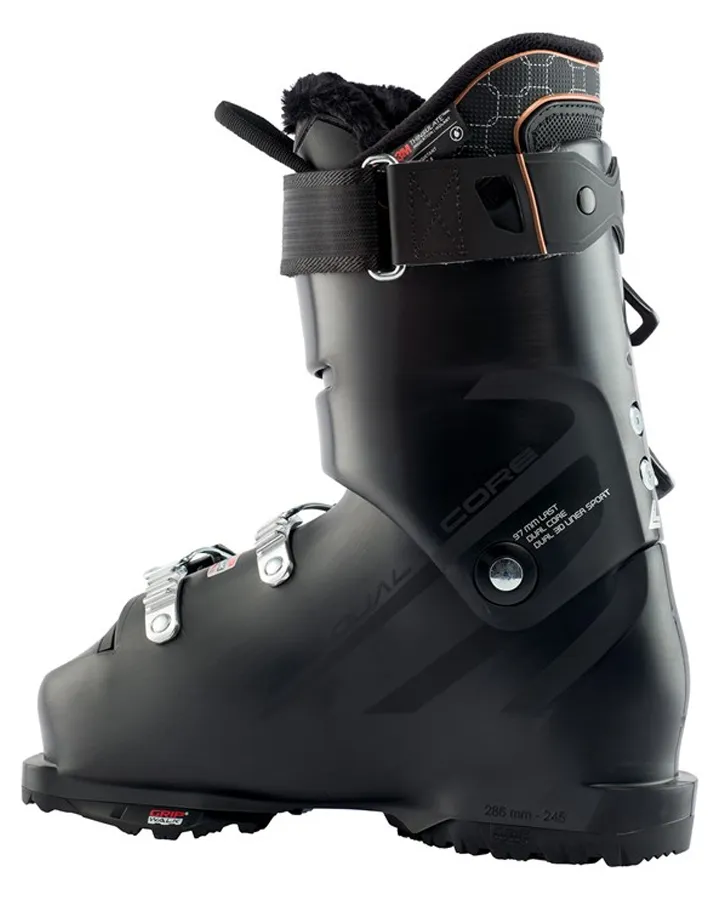 Lange RX 80 Grip Walk Womens All Mountain Ski Boots  - Black - 2023