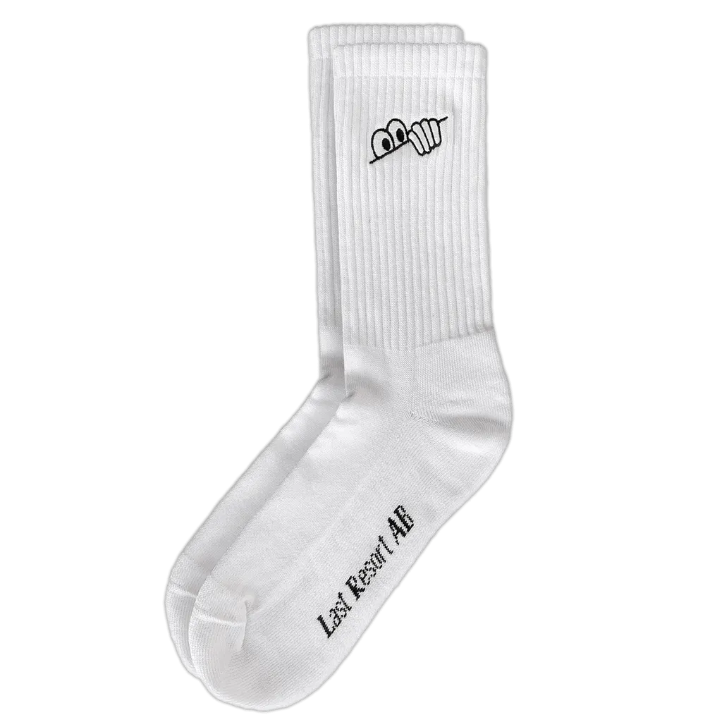 Last Resort AB Eyes Socks White